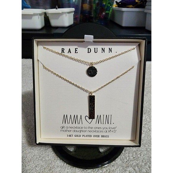 Rae Dunn Jewelry - Rae Dunn Mother Daughter Necklace Set of 2 (NEW)